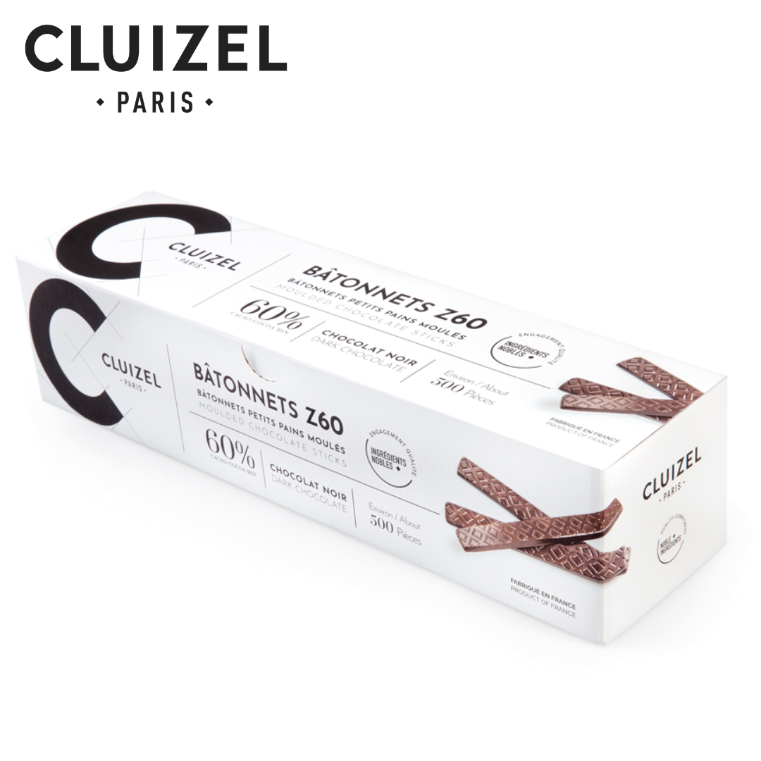 Cluizel Z60 Bake-Stable Chocolate Sticks (780 pieces) 1.6kg