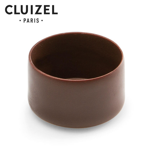 Cluizel Dark Chocolate Round Petits Fours Façonnable 27x18 mm (3.5g/pc x 288pcs/box)