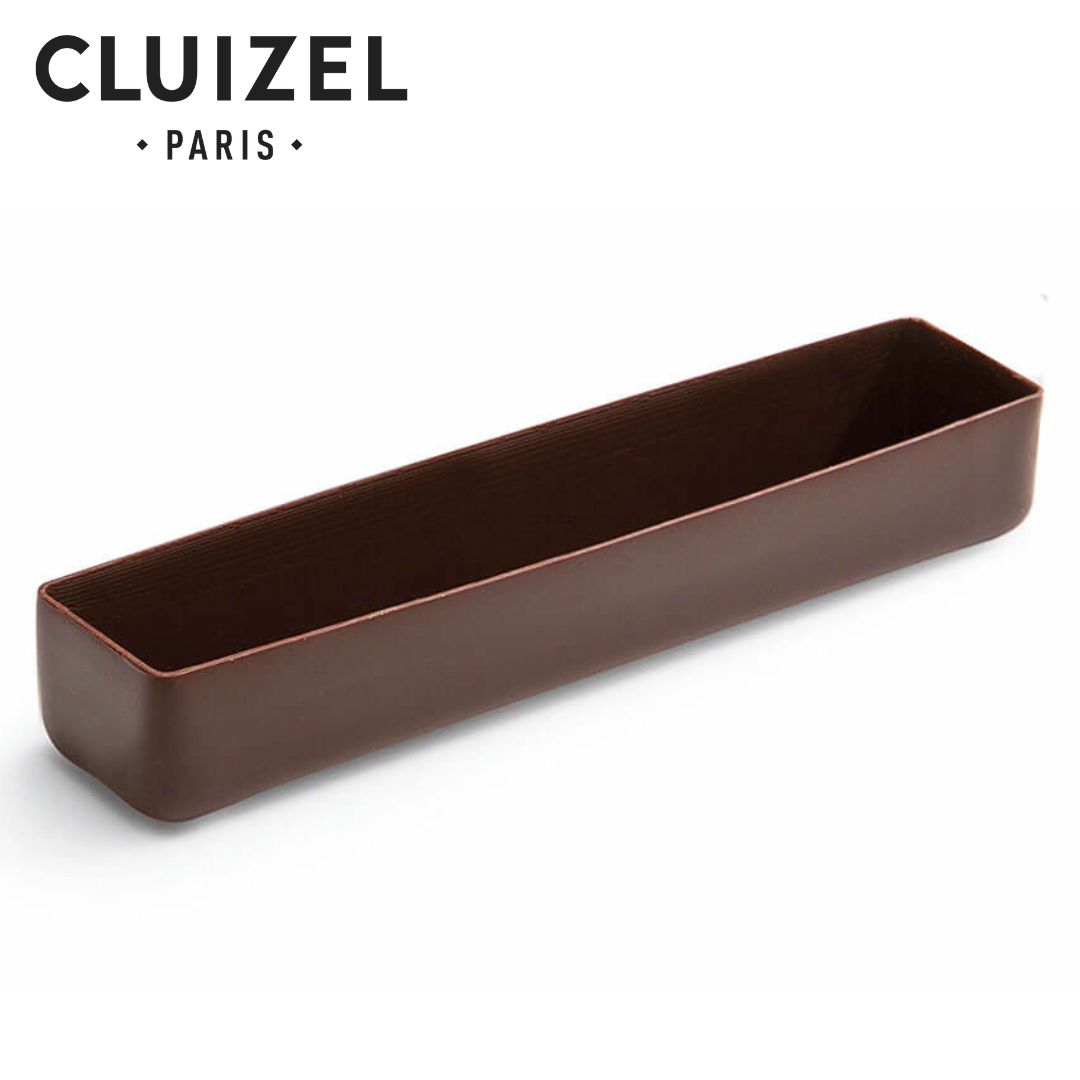 Cluizel Dark Chocolate Ingot Slim Façonnable 120x25x15 mm (11.5g/pc x 84pcs/box)