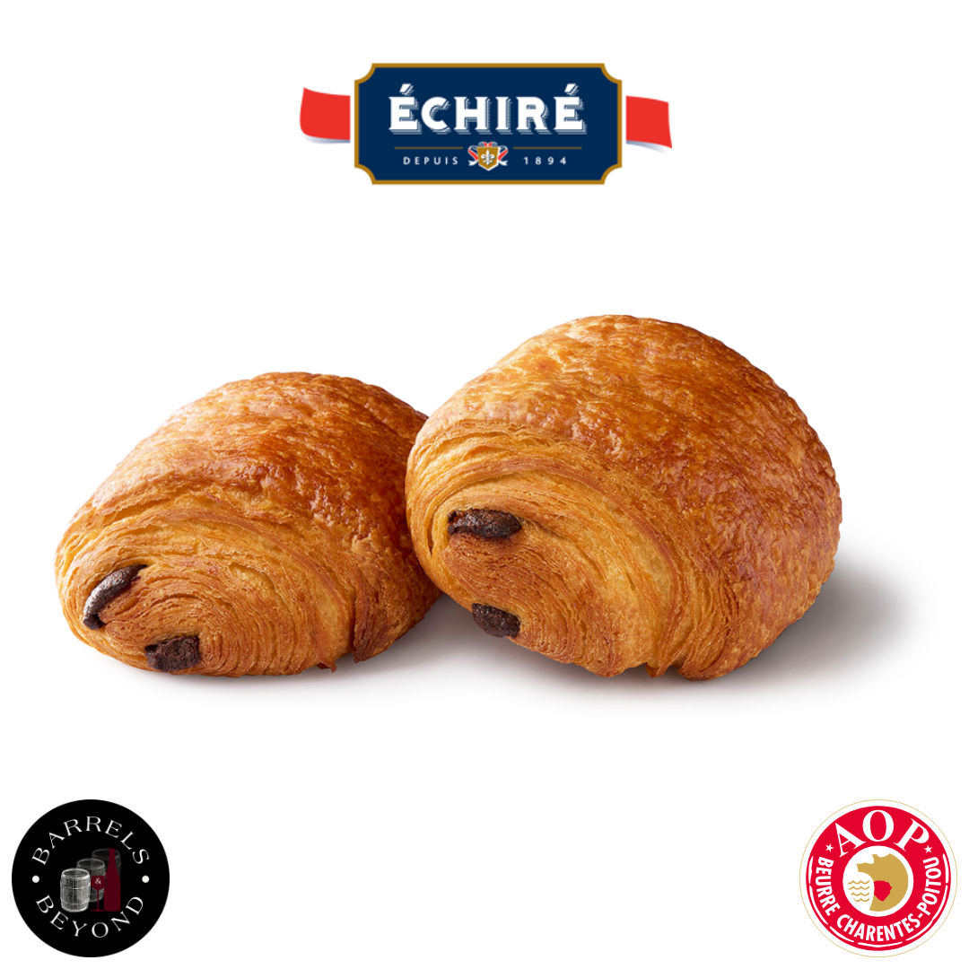 Eclat du Terroir Ready-to-Bake Echire AOP Butter Pain au Chocolat 80g