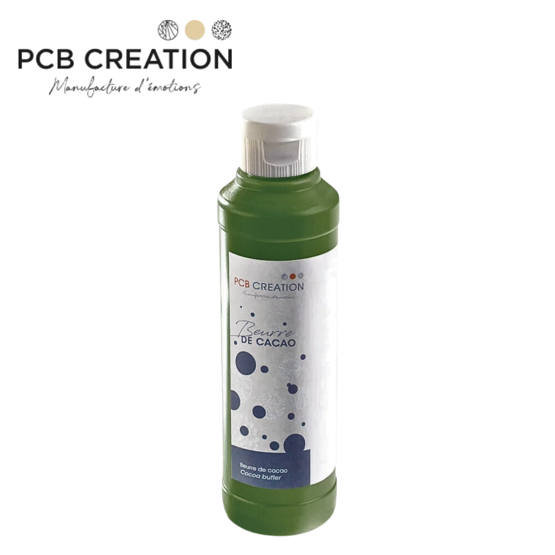 PCB Creation Soft Green-Colored Cocoa Butter (Spirulina Carthame) Color-Free 200g