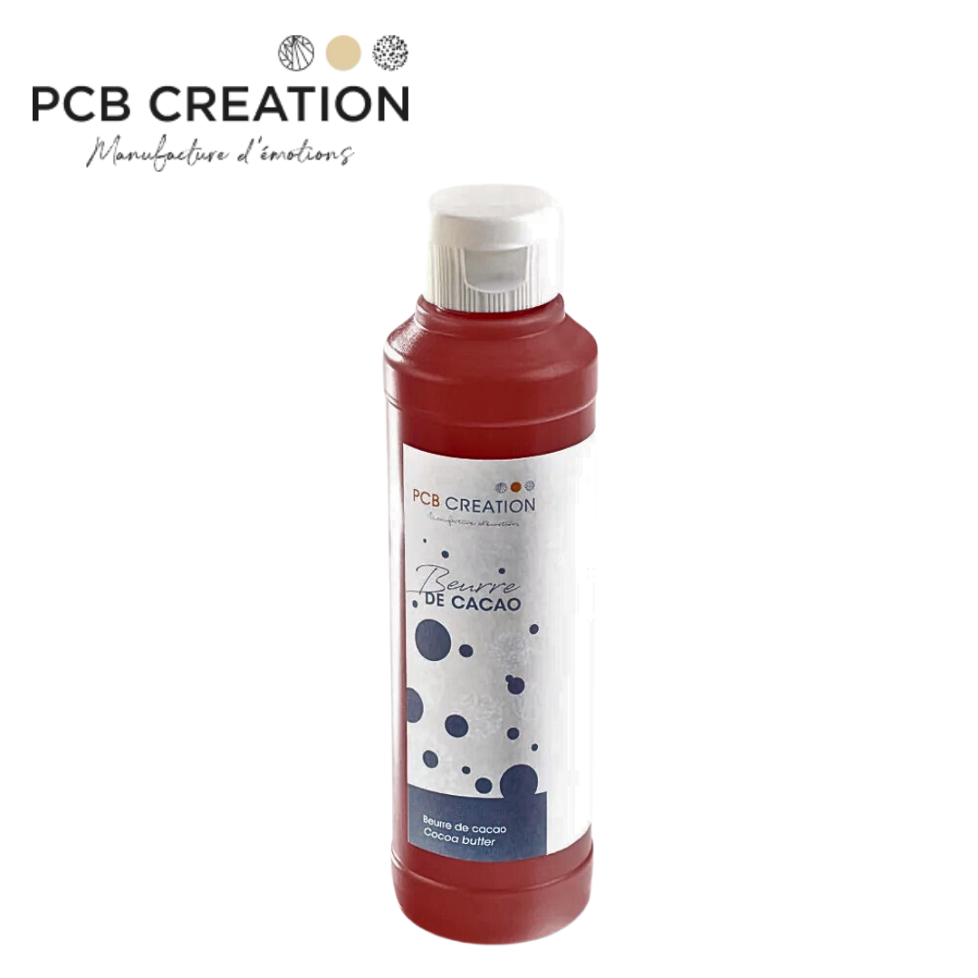 PCB Creation Red-Colored Cocoa Butter (Radish Apple Blackcurrant) Color-Free 200g