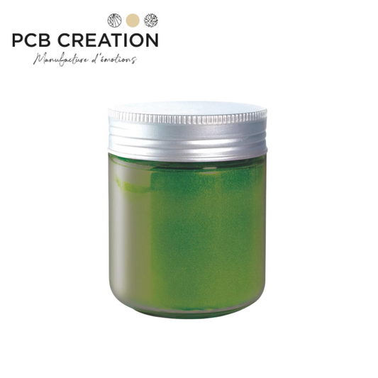 PCB Creation Grass Green (Cathame Lemon Spirulina) Water/Fat-Soluble Powdered Dye 50g