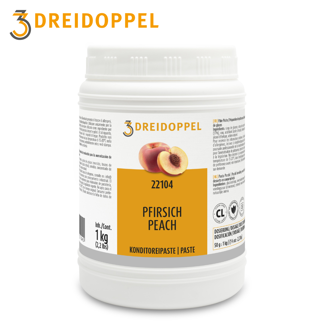 Dreidoppel Peach Paste 1kg