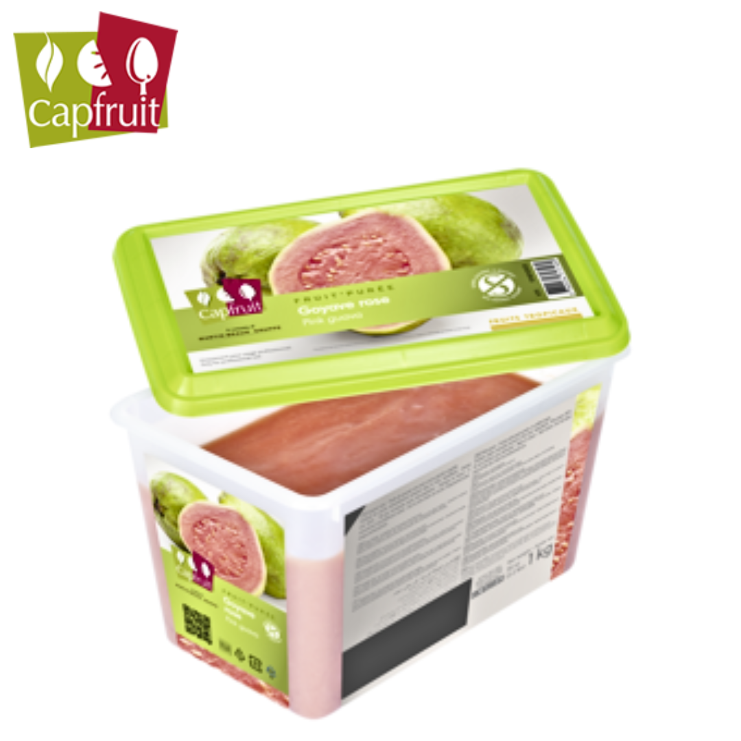 Capfruit Pink Guava Frozen Fruit Puree 1kg