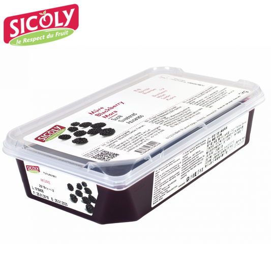 Sicoly Frozen Blackberry Puree 1kg