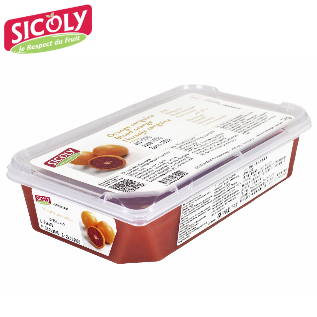 Sicoly Frozen Sicily Blood Orange Juice 1kg