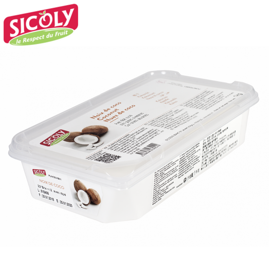 Sicoly Frozen Coconut Puree with Grated Coconut 1kg