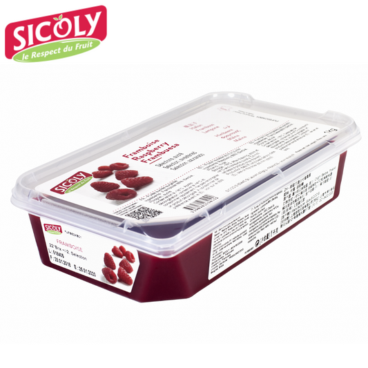 Sicoly Frozen Alliance Raspberry Puree 1kg