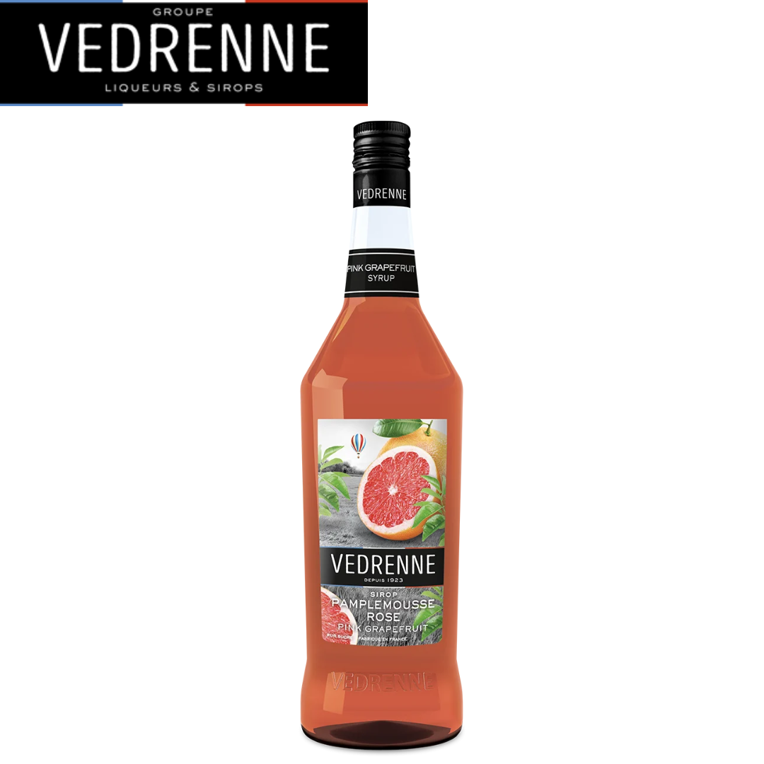 Vedrenne Pink Grapefruit Syrup 1L