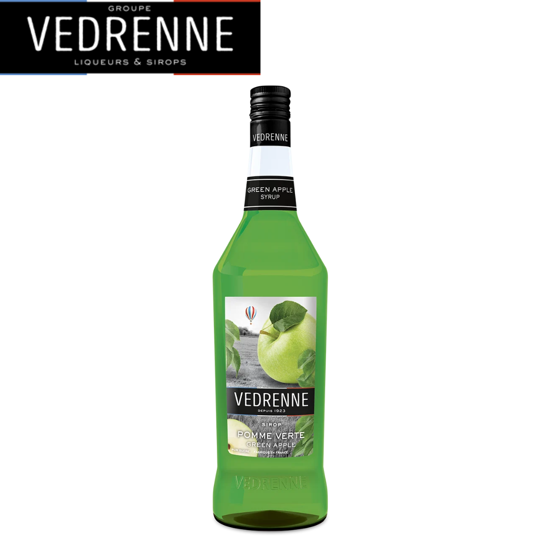 Vedrenne Green Apple Syrup 1L