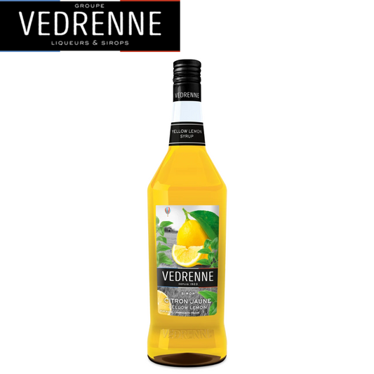 Vedrenne Yellow Lemon Syrup 1L