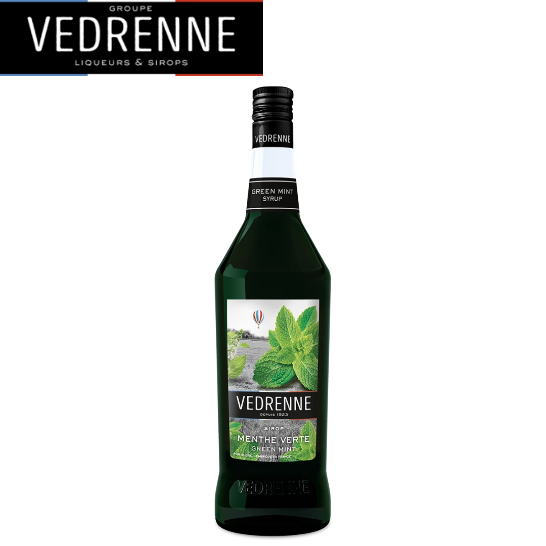 Vedrenne Green Mint Syrup 1L