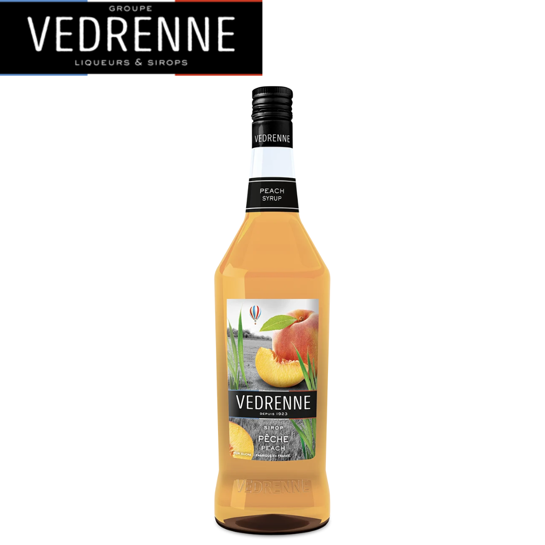 Vedrenne Peach Syrup 1L