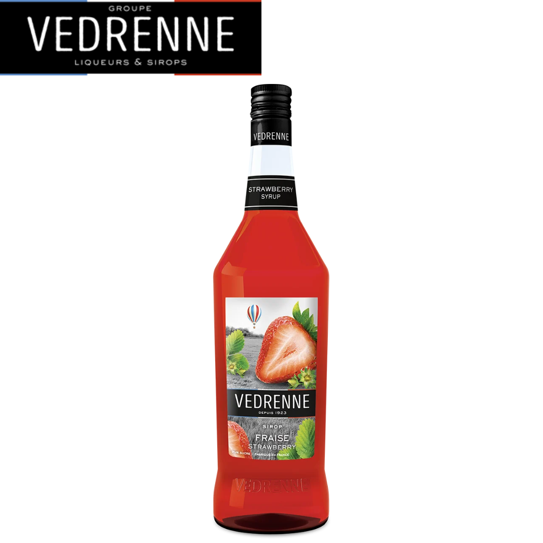 Vedrenne Strawberry Syrup 1L