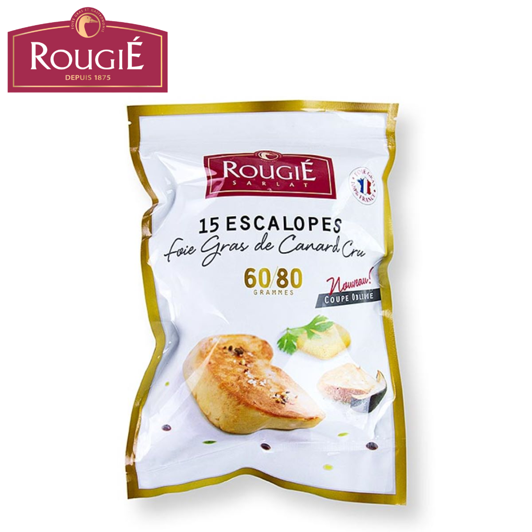 Rougie Foie Gras 60-80g/slice 1kg