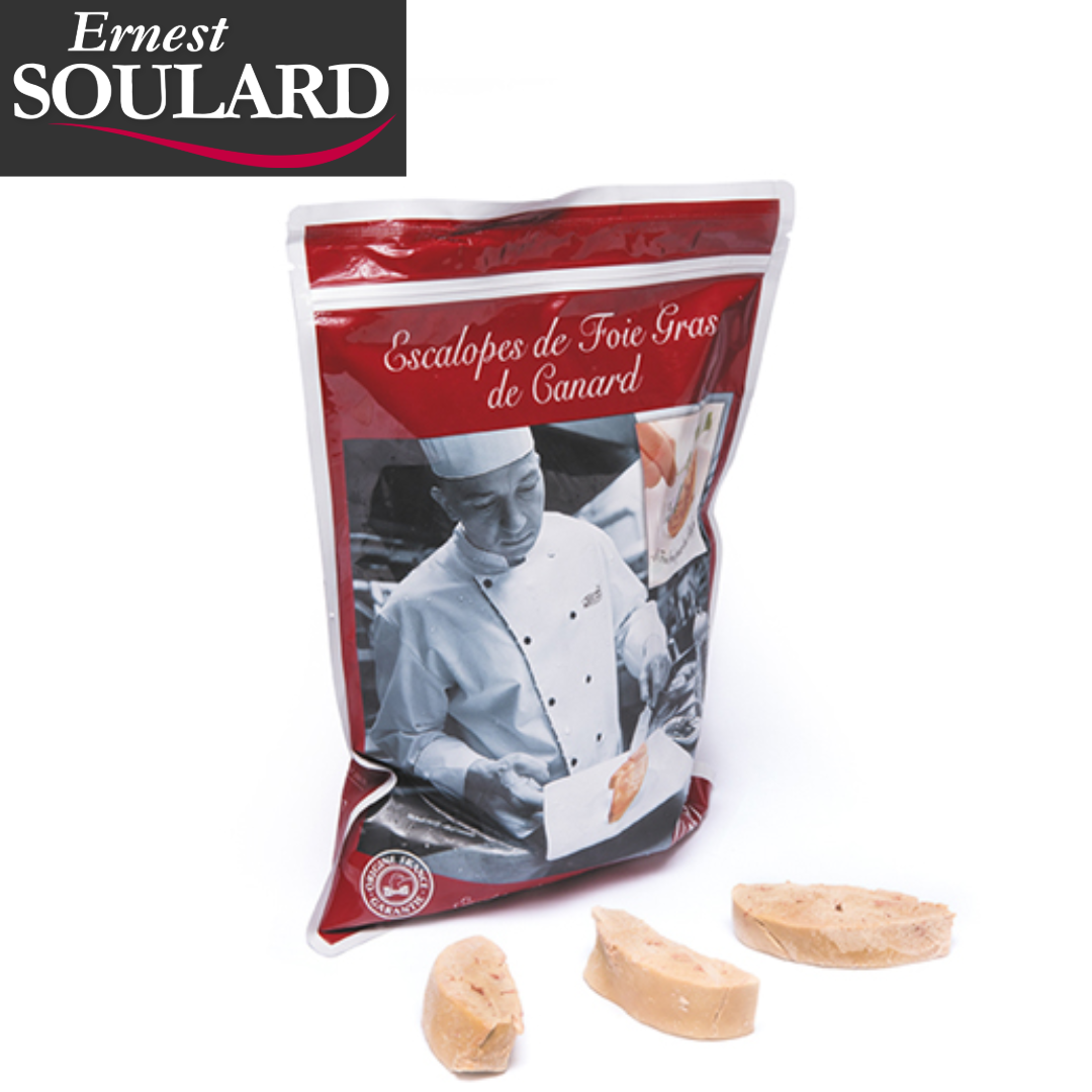 Ernest Soulard Frozen Foie Gras Slices 30g/slice 1 kg