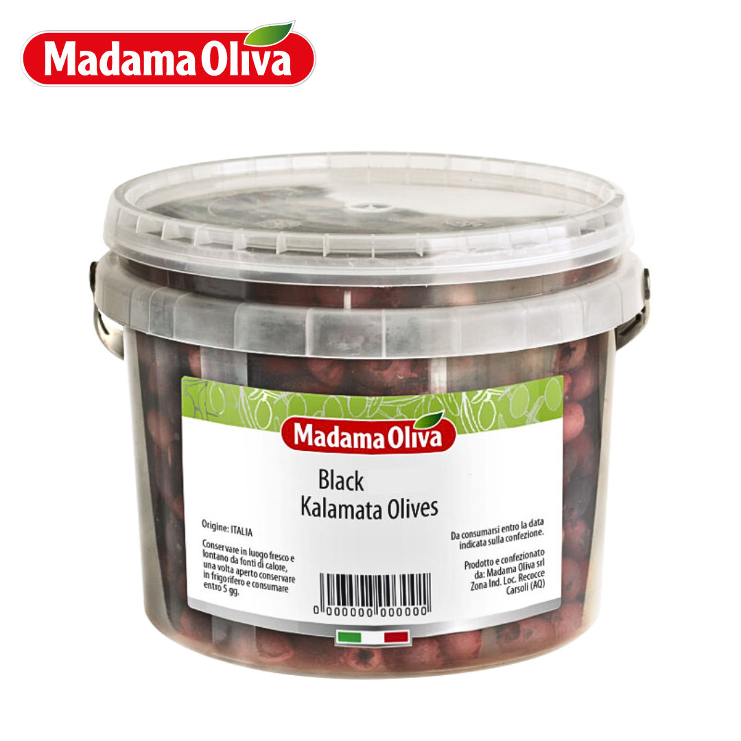 Madama Oliva Black Kalamata Olives 2kg