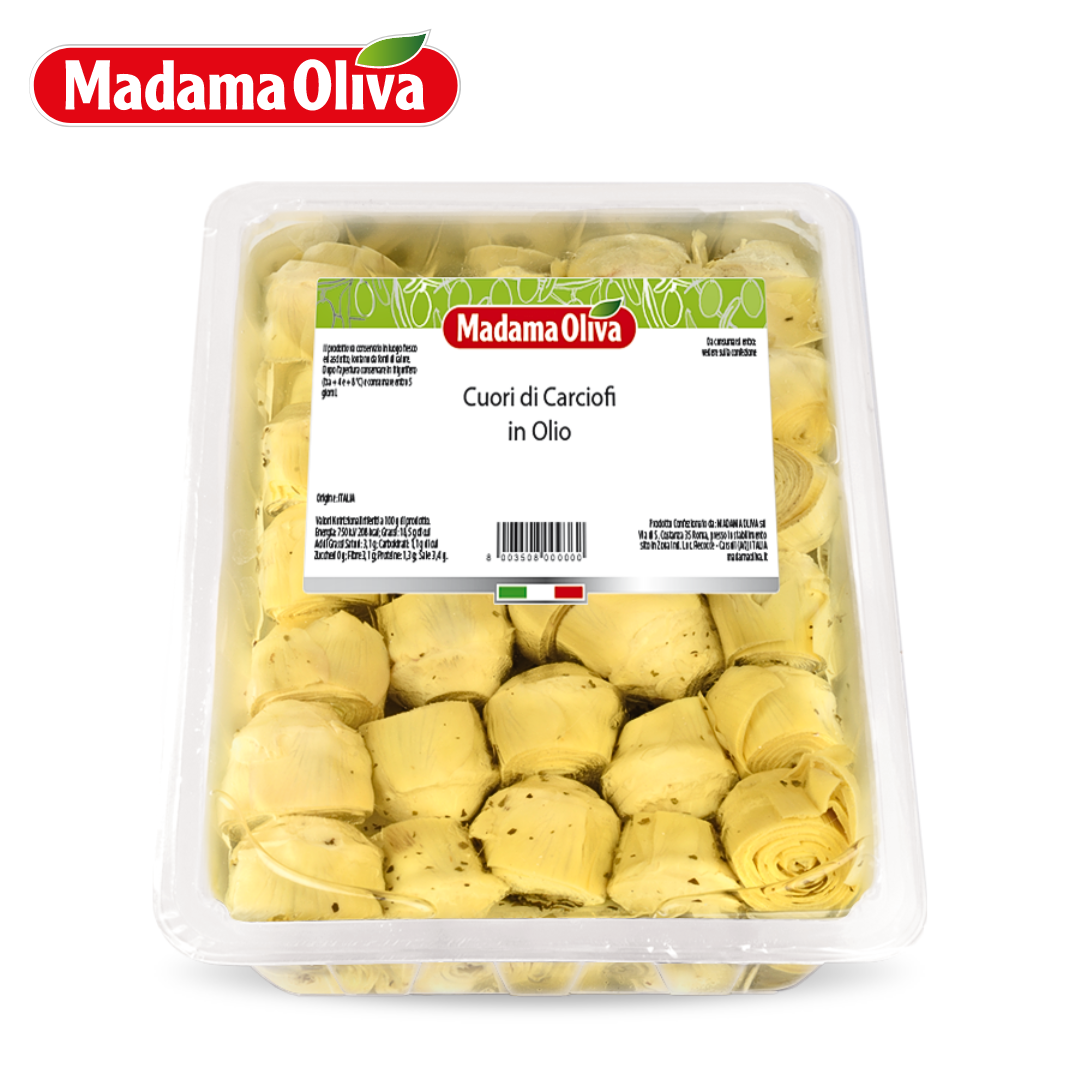 Madama Oliva Artichoke Hearts in Oil 1.5kg