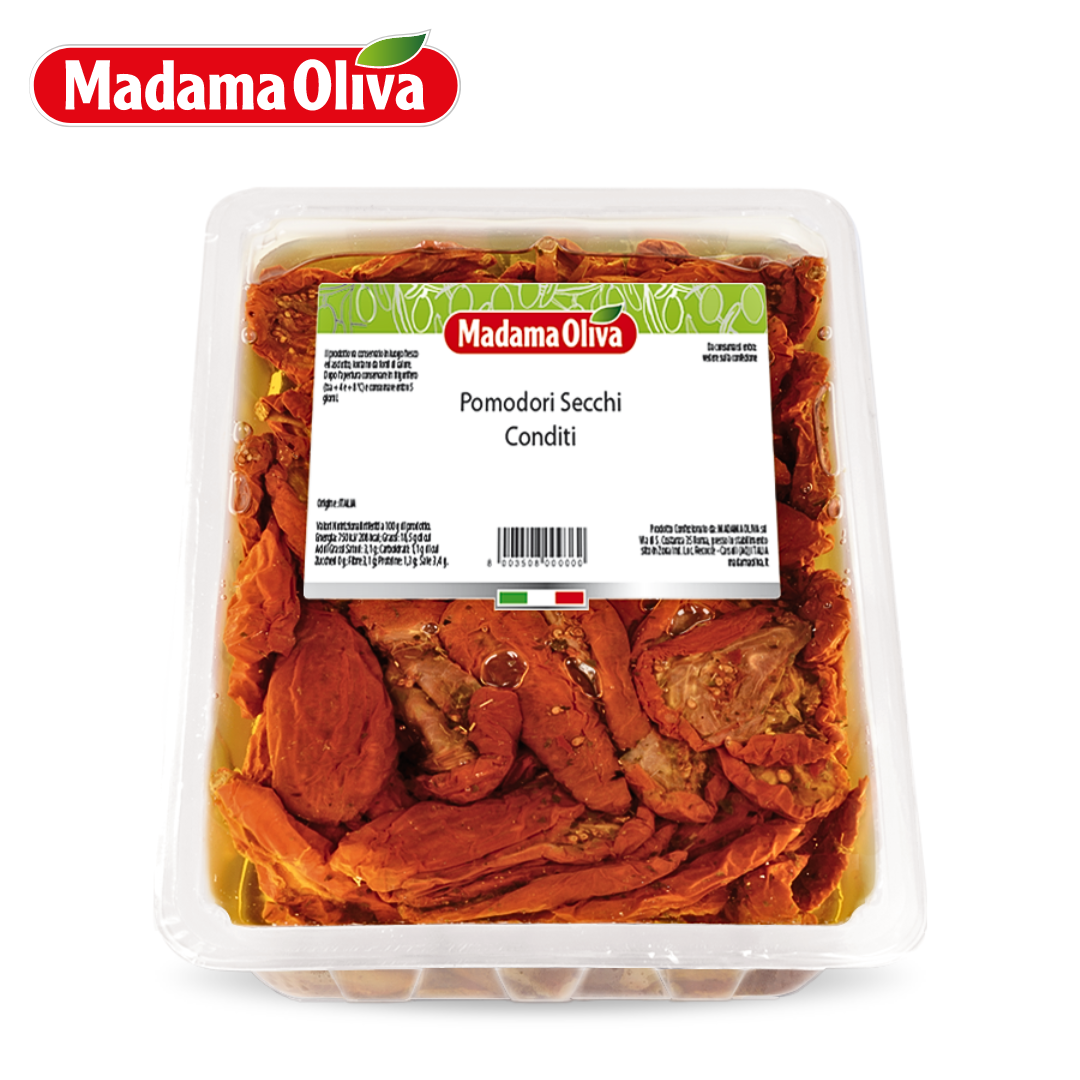 Madama Oliva Seasoned Sundried Tomatoes in Oil 1kg
