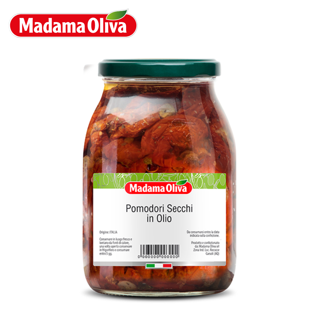 Madama Oliva Seasoned Sundried Tomatoes in Oil 1kg