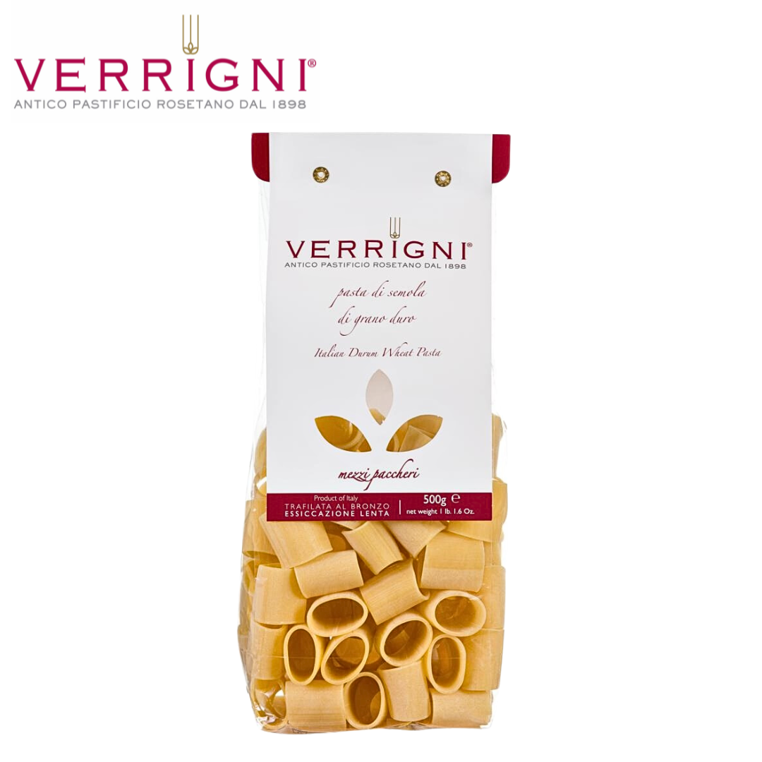 Verrigni Italian Durum Wheat Mezzi Paccheri 014 500g