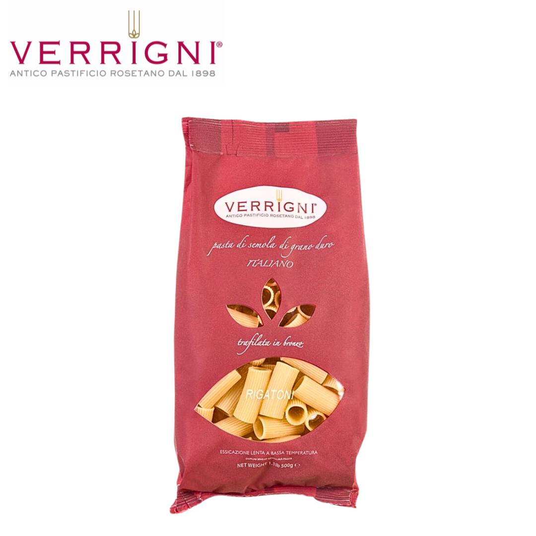 Verrigni Italian Durum Wheat Rigatoni 006 500g