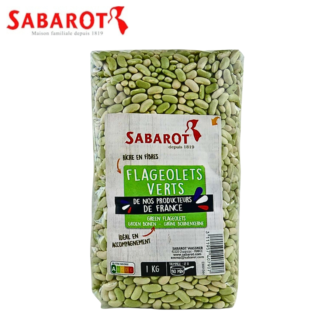 Sabarot Green Flageolets 1kg