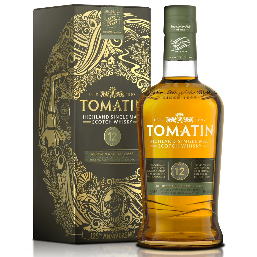 Tomatin 12YO Highland Single Malt Scotch Whisky (70cl)