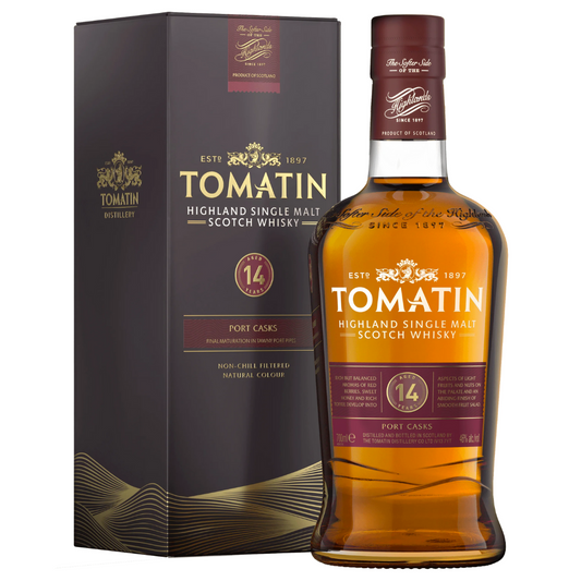 Tomatin 14YO Port Cask Highland Single Malt Scotch Whisky (70cl)