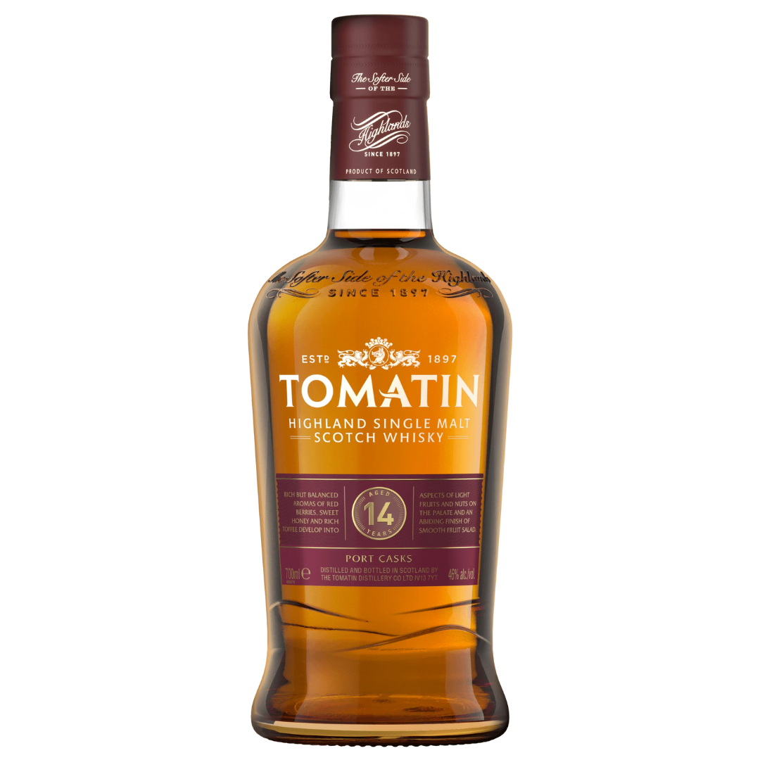 Tomatin 14YO Port Cask Highland Single Malt Scotch Whisky (70cl)