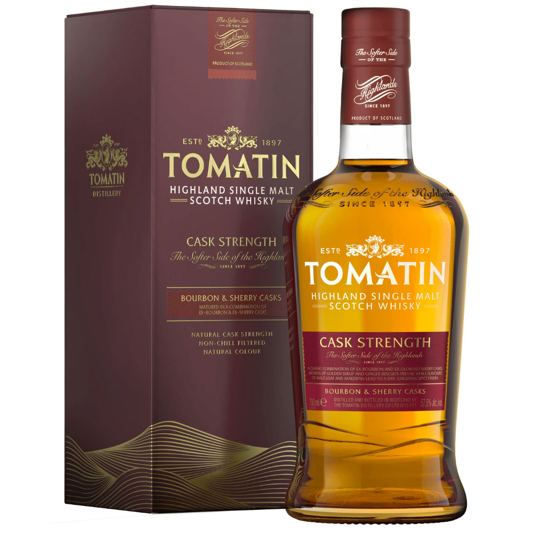 Tomatin Cask Strength Highlands Single Malt Scotch Whisky (70cl)