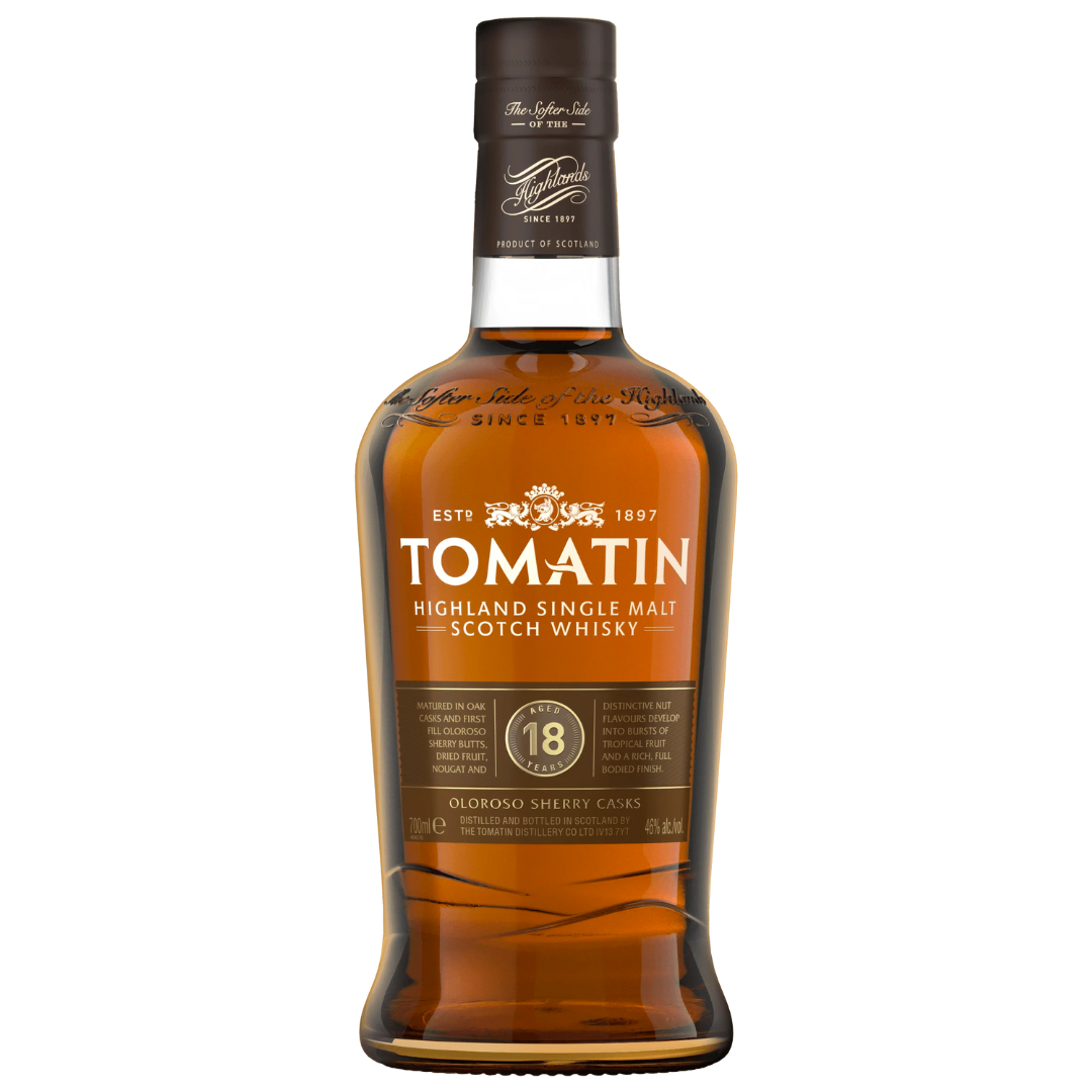 Tomatin 18YO Oloroso Sherry Casks Highland Single Malt Scotch Whisky (70cl)