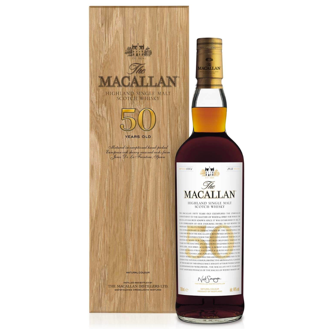 The Macallan 50YO Highland Single Malt Scotch Whisky