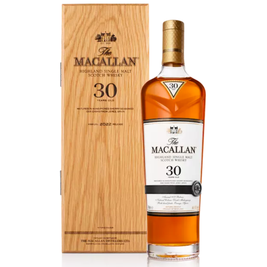 The Macallan Sherry Oak Cask 30YO Highland Single Malt Scotch Whisky