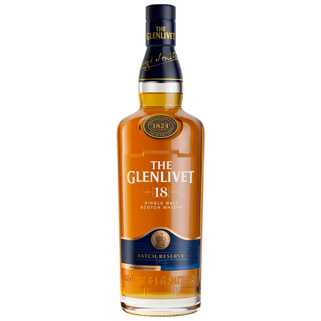 The Glenlivet 18YO Single Malt Scotch Whisky (70cl)