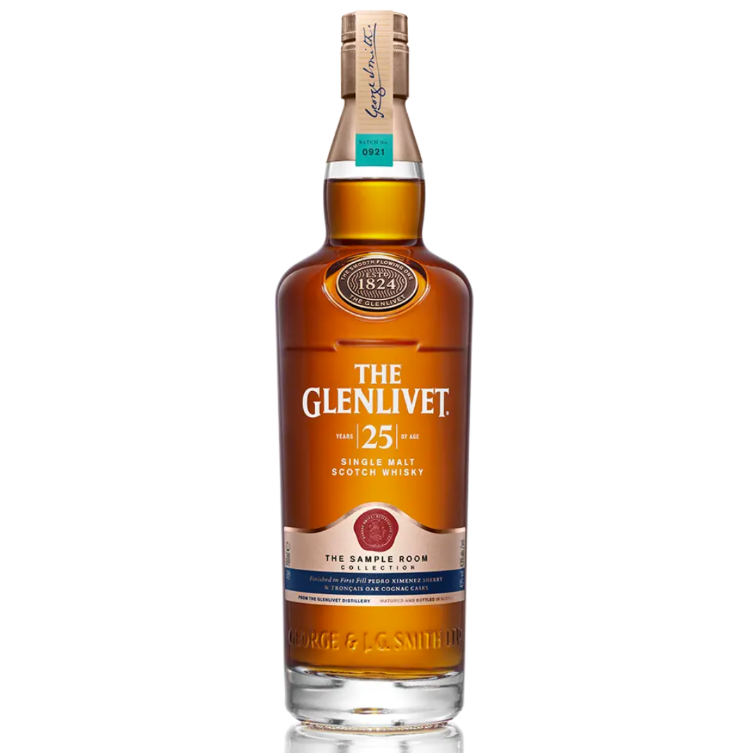 The Glenlivet 25YO Single Malt Scotch Whisky (70cl)