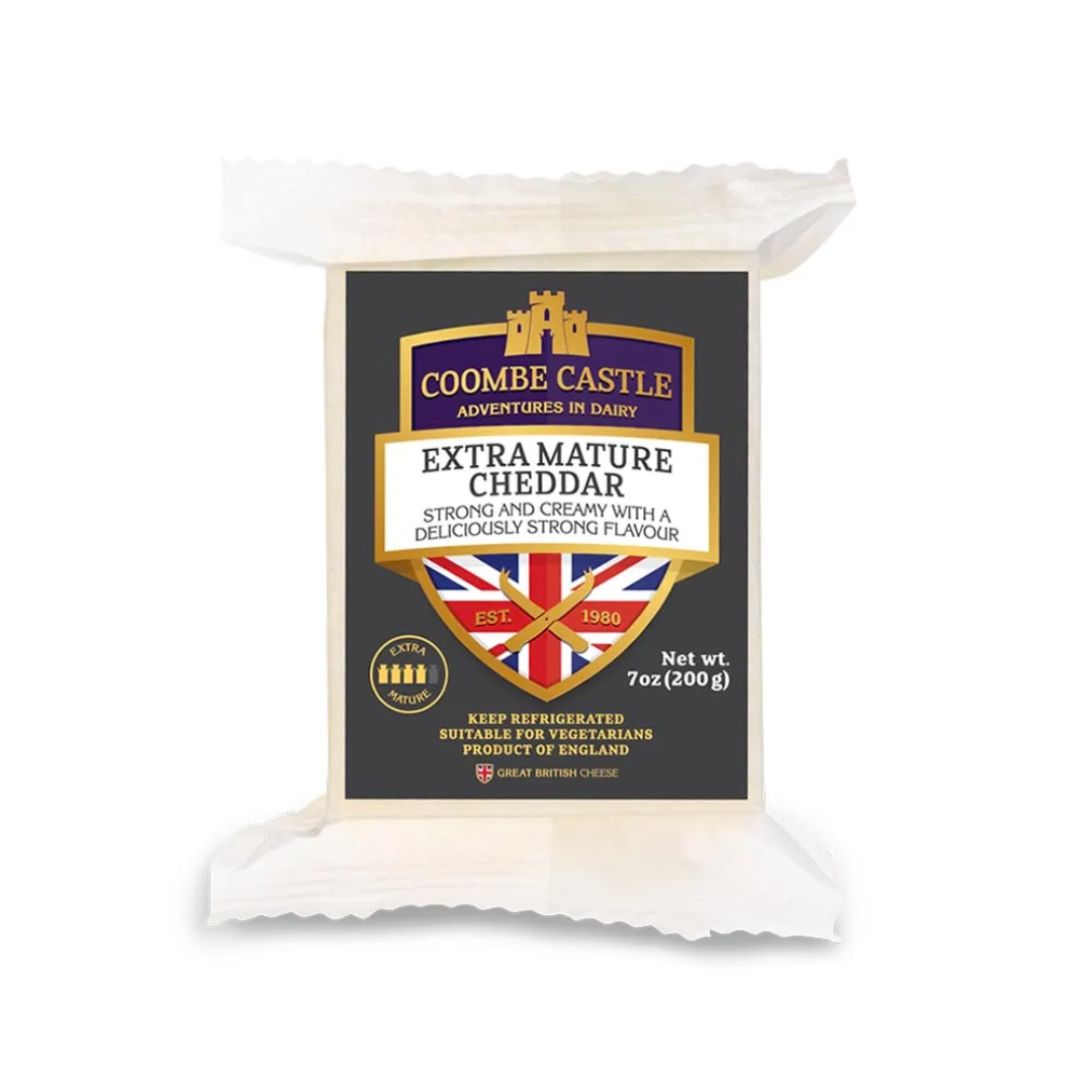 Coombe Castle Extra Mature Cheddar Cheese 200g