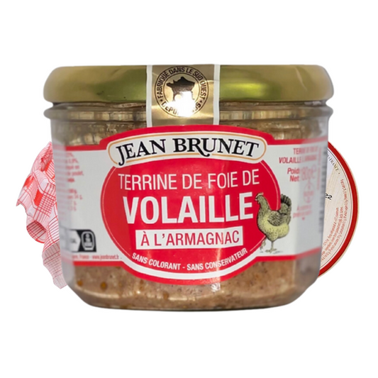 Jean Brunet Chicken Liver Confit with Armagnac (12 x 180g)