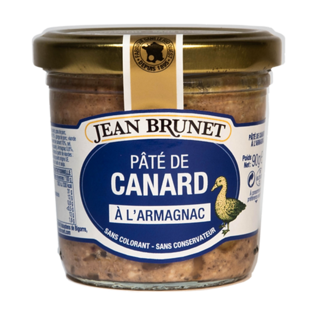 Jean Brunet Duck Paté with Armagnac (20 x 90g)