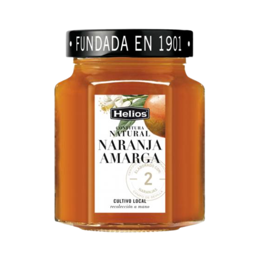 Helios Bitter Orange Natural Extra Jam Hexagon Jar (6 x 330g)