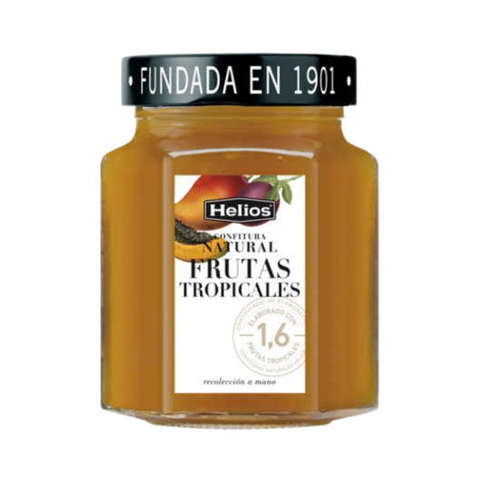 Helios Tropical Fruits Natural Extra Jam Hexagon Jar (6 x 330g)