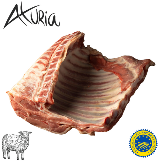 Axuria Milk-Fed Pyrenees Suckling Lamb Ribs Half Rack (600g - 700g/slab)