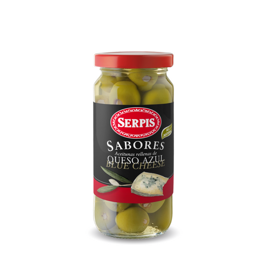 Serpis Sabores Olives Stuffed with Blue Cheese (8 x 235g)