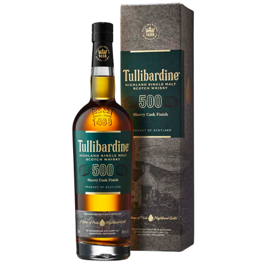 Tullibardine 500 Sherry Cask Finish Highland Single Malt Scotch Whisky (70cl)