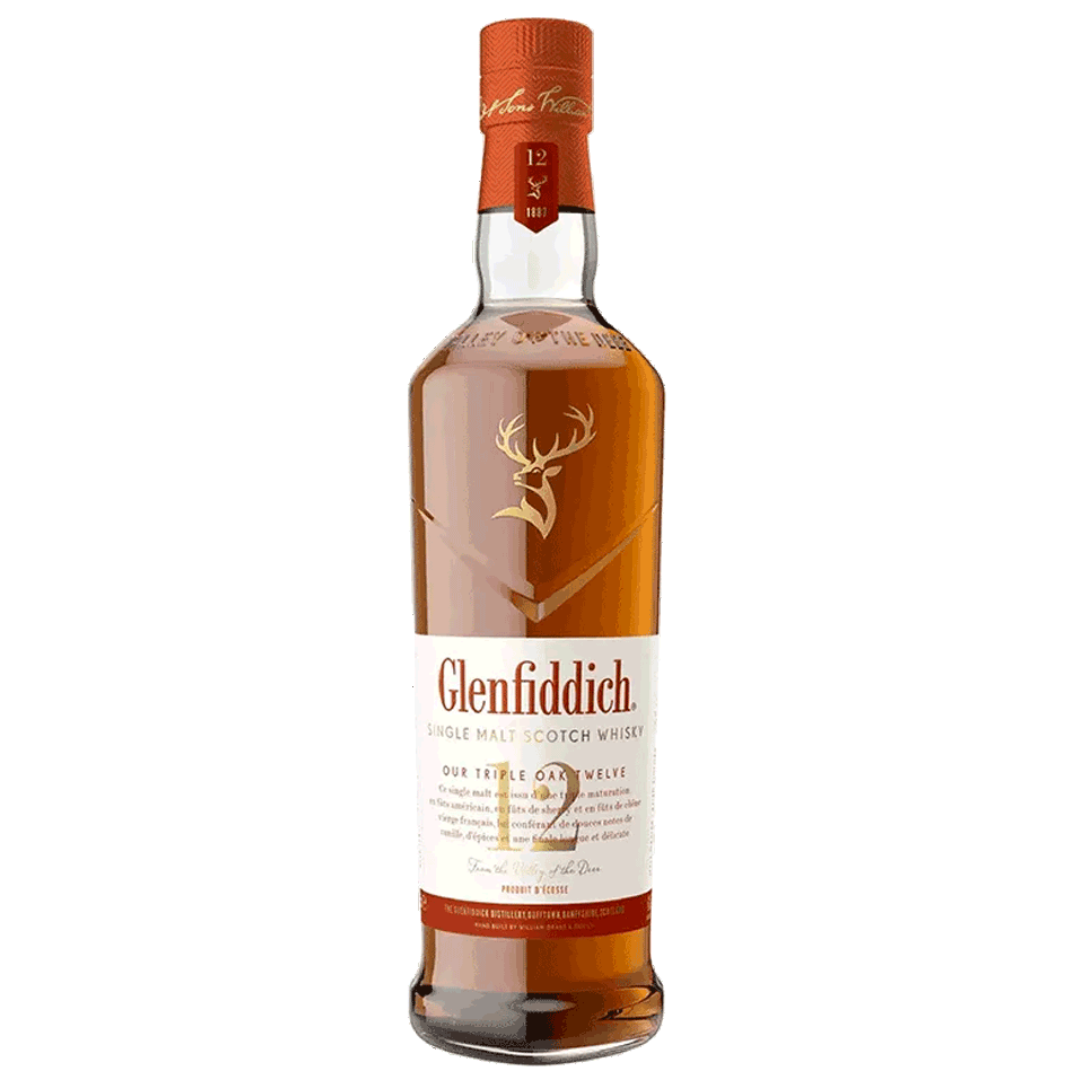 Glenfiddich 12YO Triple Oak Single Malt Scotch Whisky (70cl)