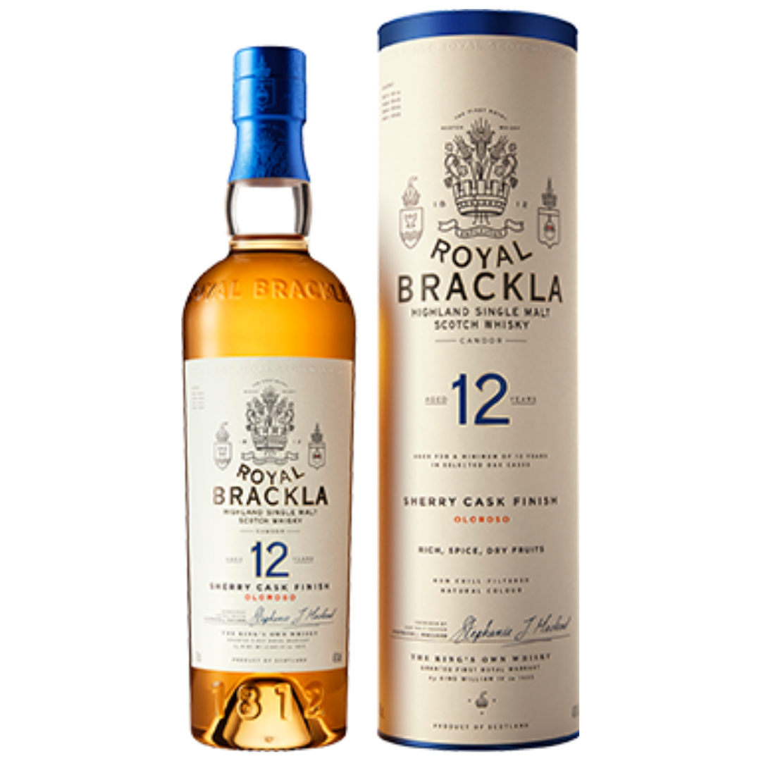 Royal Brackla 12YO Highland Single Malt Scotch Whisky (70cl)