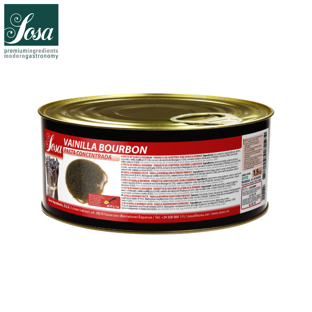 Sosa Madagascar Vanilla Bourbon Paste (37772) 1.5kg