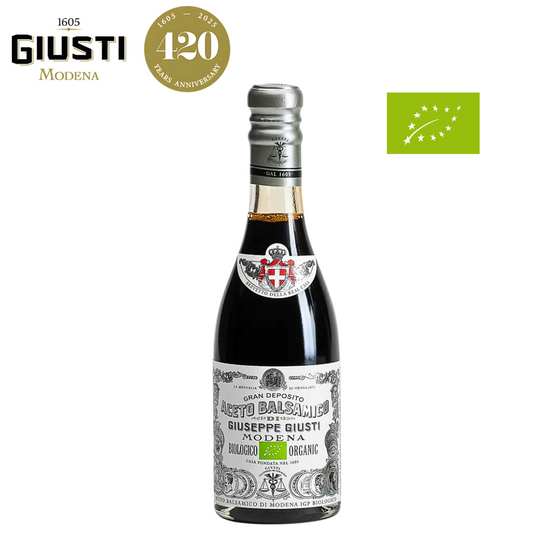 Acetaia Giusti 1 Silver Medal Organic Champagnotta 250ml bottle from Modena, Italy