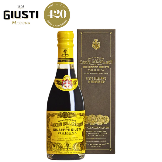 Acetaia Giusti 4 Gold Medals "Quarto Centenario" Champagnotta 250ml bottle from Modena, Italy